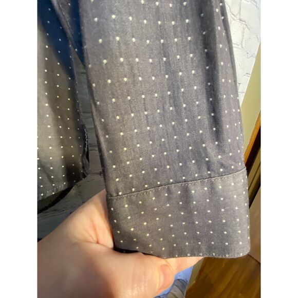 Armani Exchange Men's Regular Fit Long Sleeve Button Up Shirt Size M Dark Gray - Picture 5 of 11